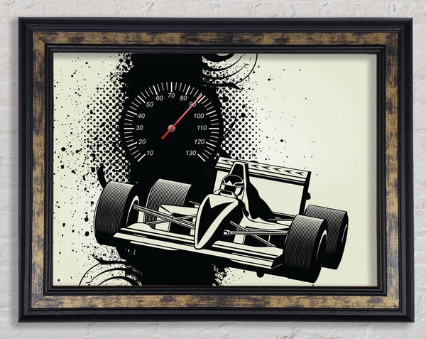 The F1 Time Trial Framed Print