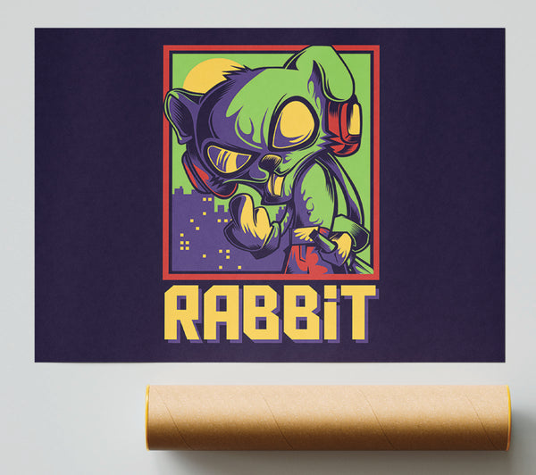 The Evil Rabbit Print