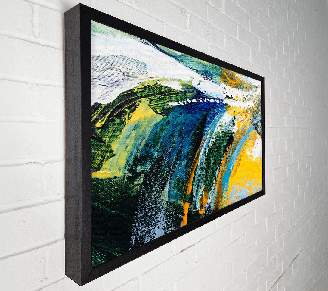  A Canvas Print of Abstract Strokes Of Nature Canvas Print