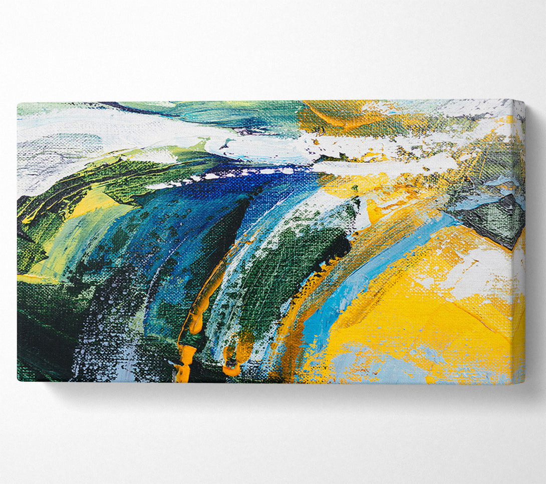  A Canvas Print of Abstract Strokes Of Nature Canvas Print