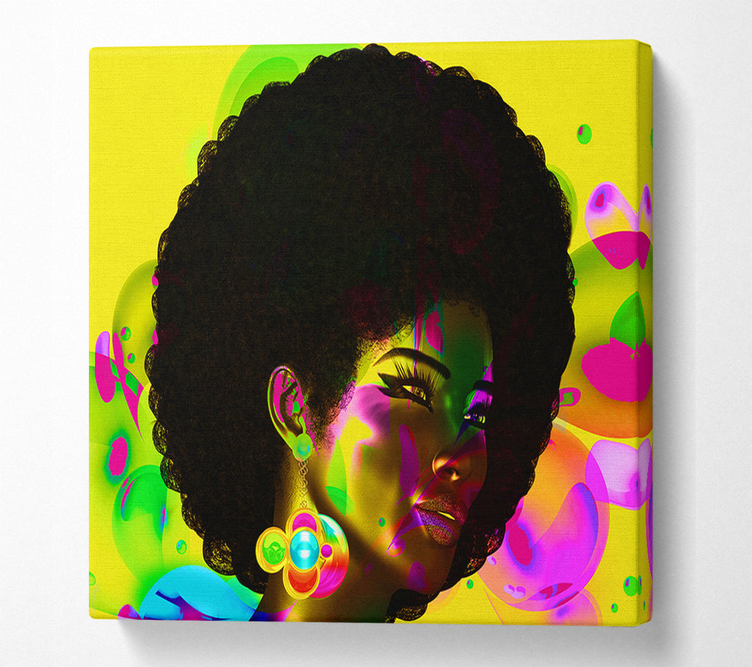  A Canvas Print of Afro Funk Canvas Art
