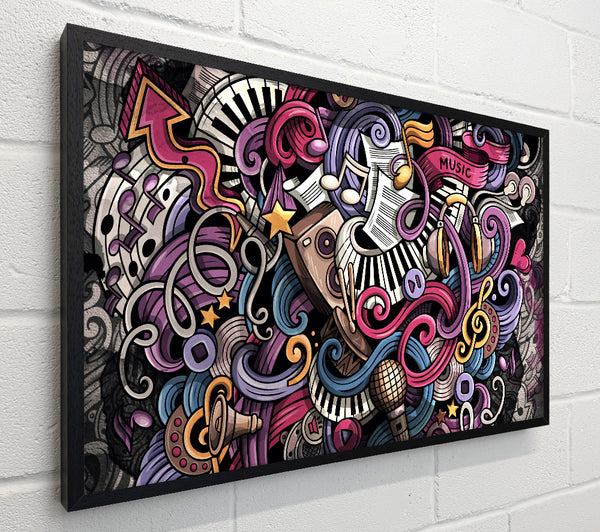 Abstract Patterns Of Music