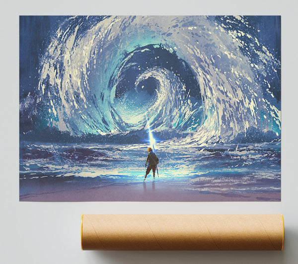 Swirl Of Ocean Powers Giclee Print
