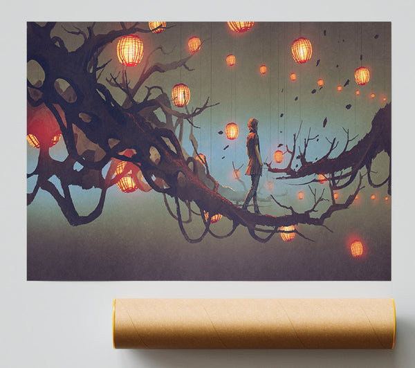 The Walk Across The Branches Print