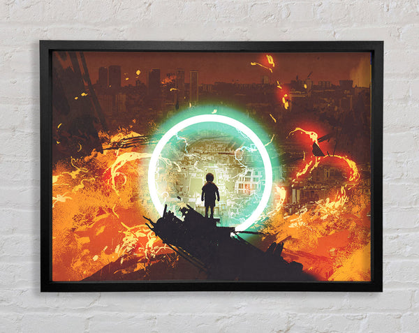 Der Neonring des Feuers