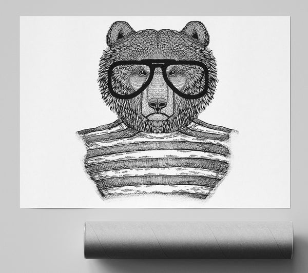 The Bear With Glasses Poster