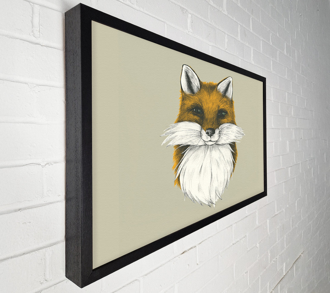  A Canvas Print of The Fox Face Canvas Print