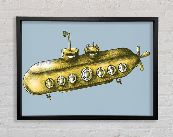 The Yellow Submarine Framed Print
