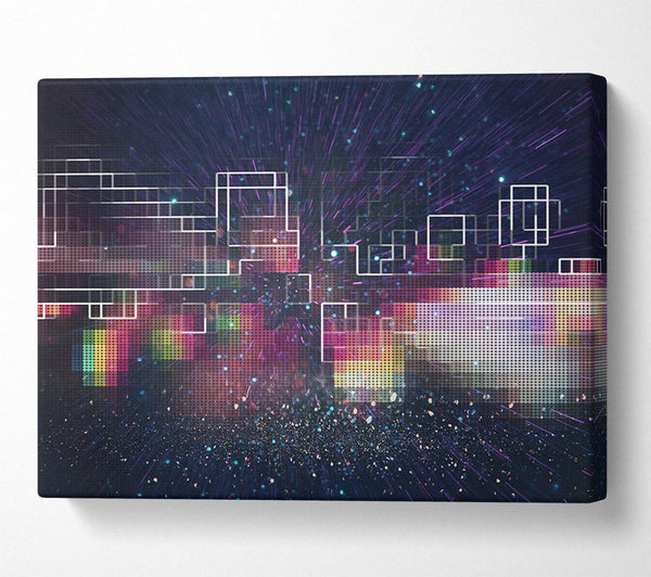  A Canvas Print of Squares Of The Universe Canvas Print
