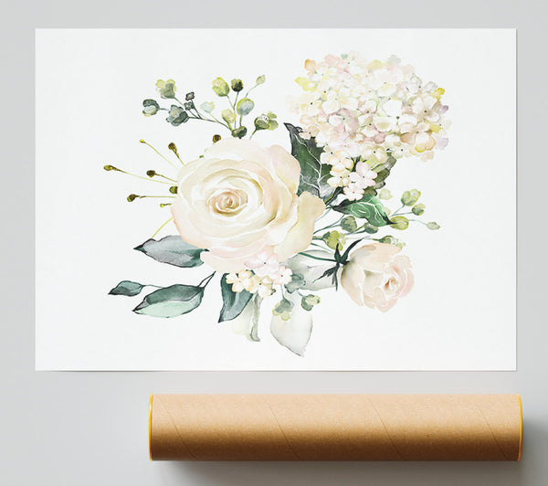 Light Pink Roses Display Print