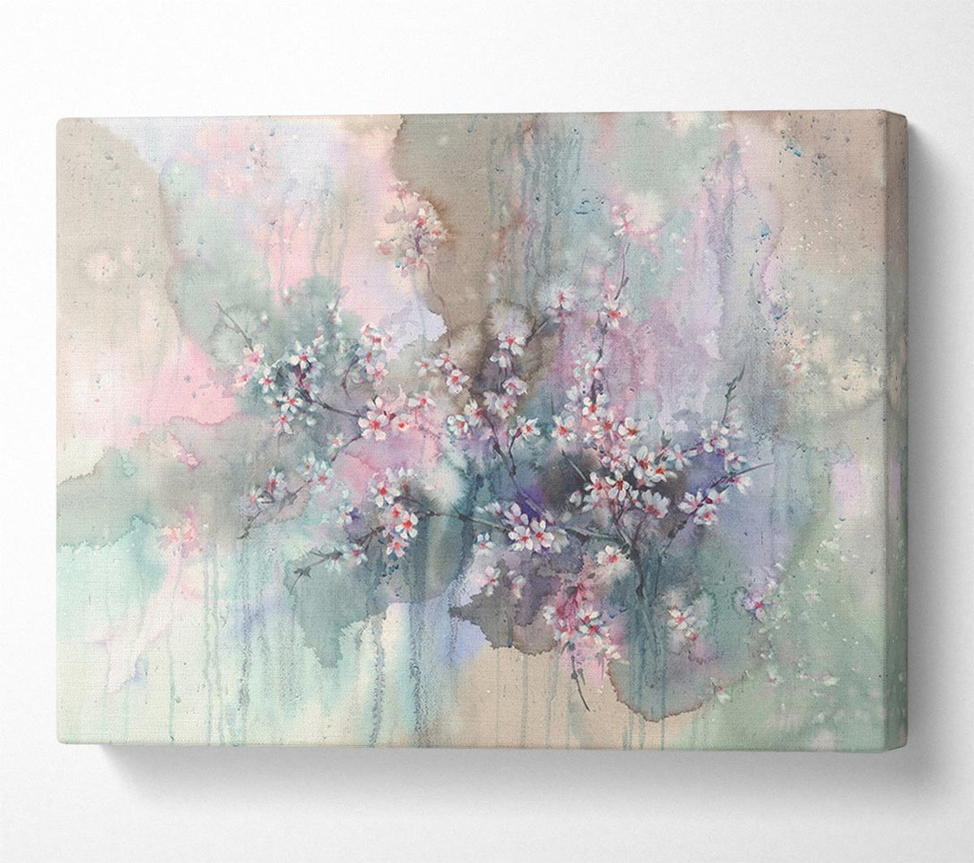  A Canvas Print of Abstract Flower Paradise Canvas Wall Art