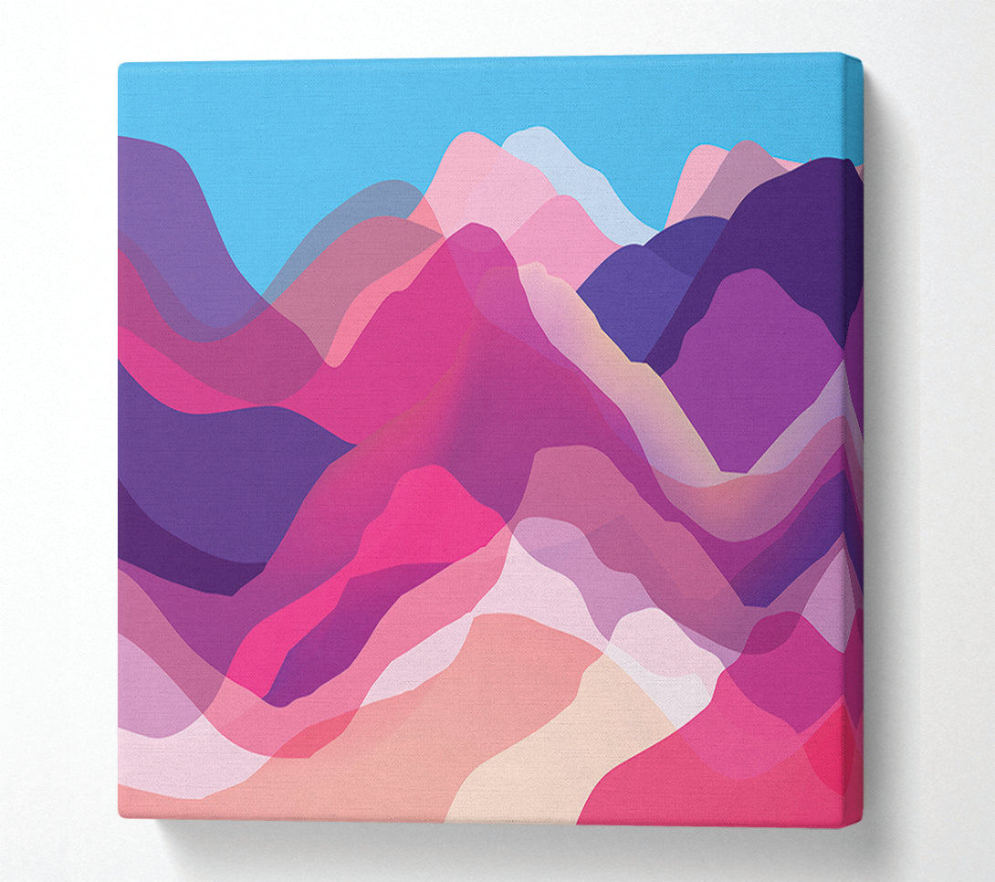  A Canvas Print of The Mountain Spectrum Canvas Art