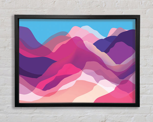 The Mountain Spectrum Framed Print