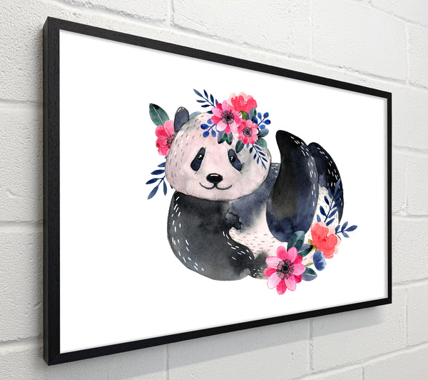 Cute Floral Panda