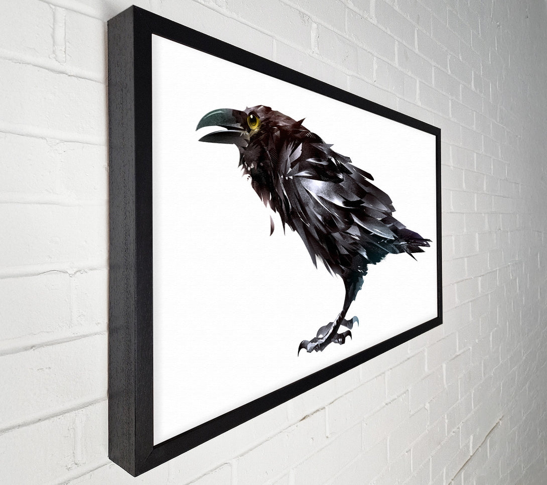  A Canvas Print of The Black Crow Canvas Print