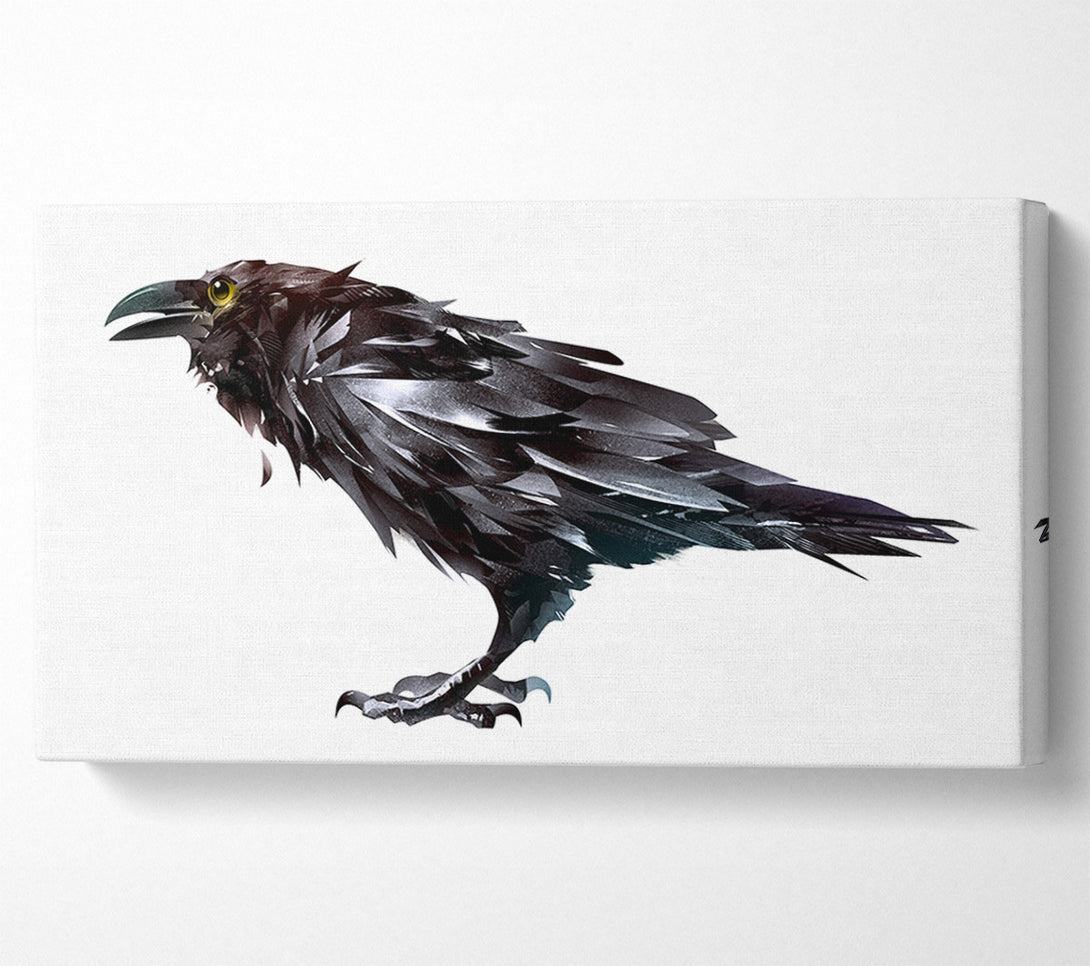  A Canvas Print of The Black Crow Canvas Print