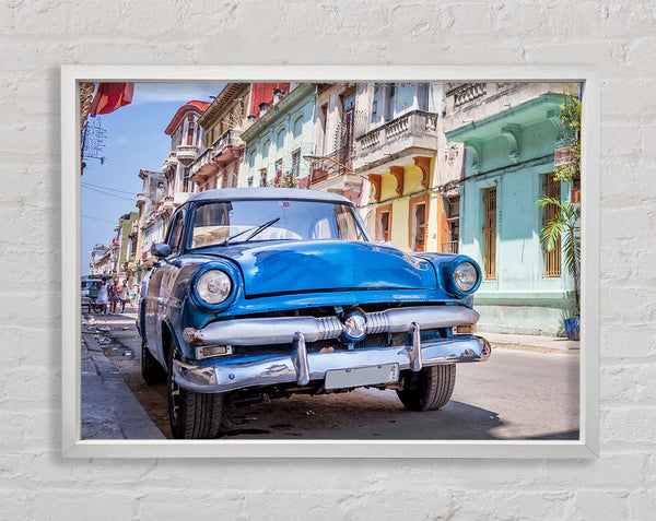 Blue Classic In Mexico Framed Print