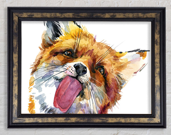 Fox Lick Framed Print