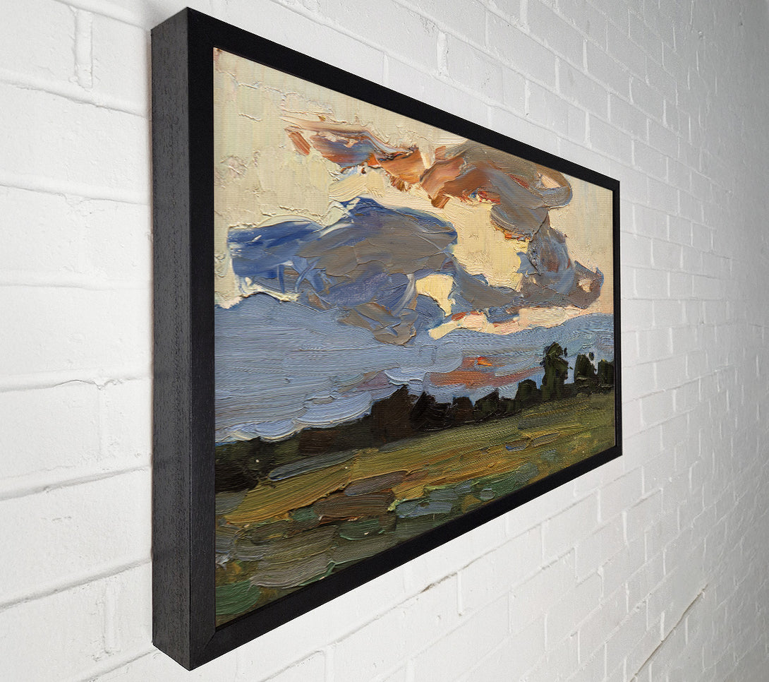  A Canvas Print of Abstract Countryside Canvas Art