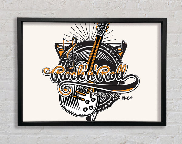 Rock N Roll Fifties Framed Print