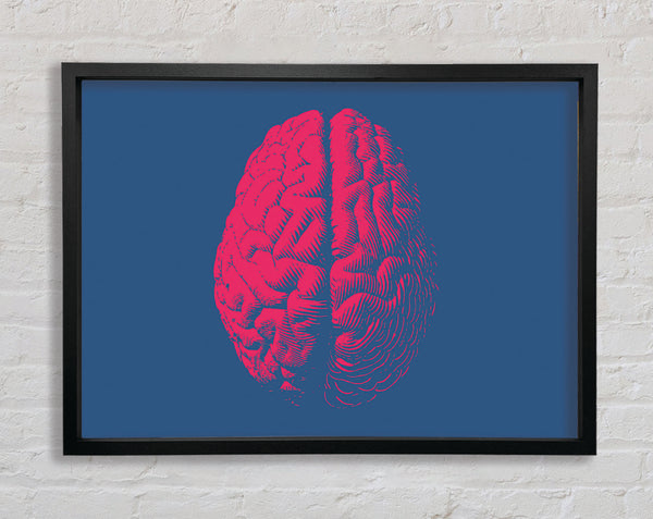 The Red Brain Framed Print