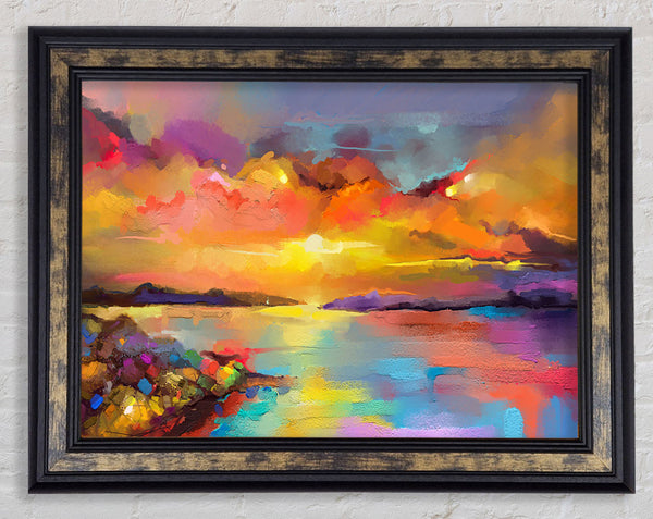 Powerful Skies Framed Print