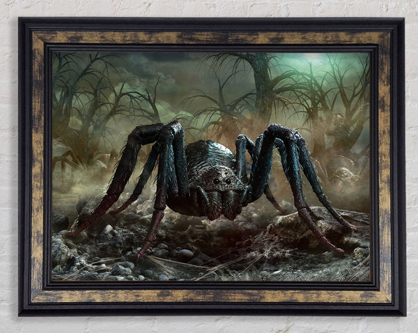The Scary Tarantula Framed Print