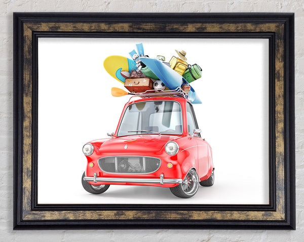 Ready To Travel Framed Print