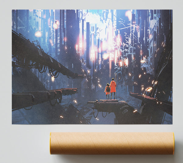 The Arrival Of The Future Giclee Print