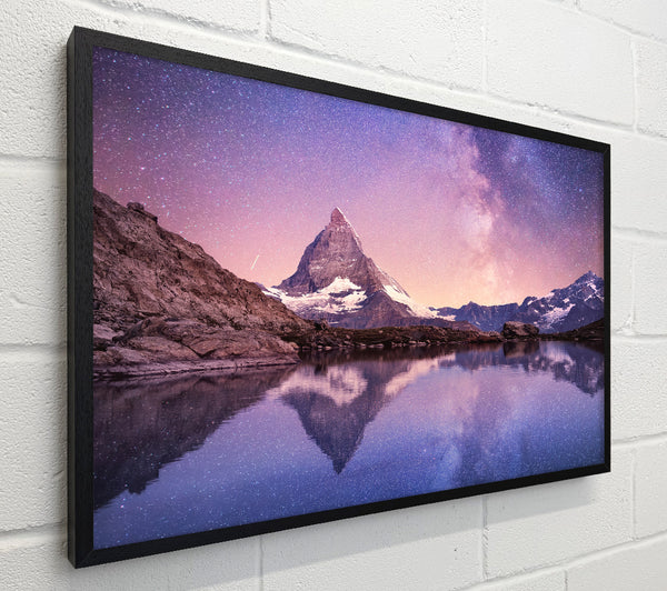 Mountains On The River Reflections Star
