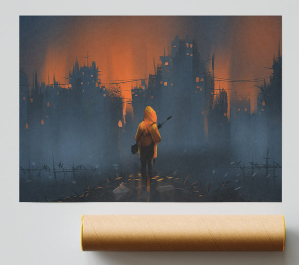 Walking Into The Abyss Poster