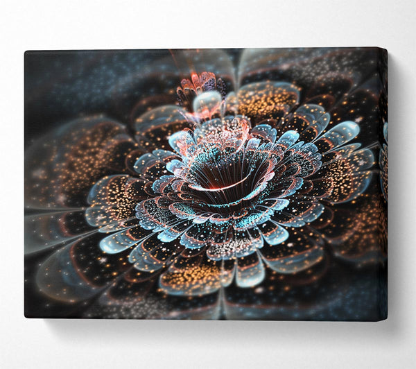  A Canvas Print of The Centre Of The Modern Flower Canvas Art
