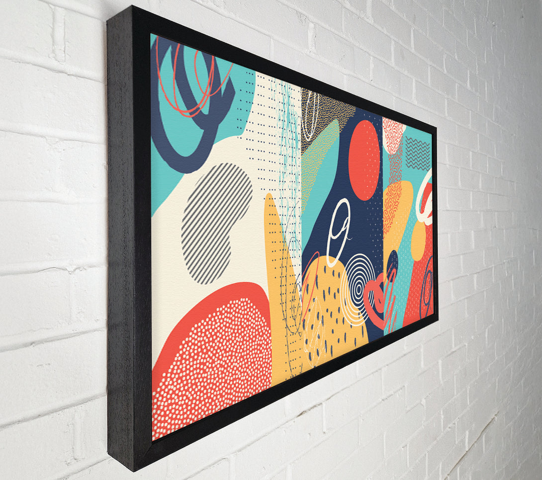  A Canvas Print of Modern Shapes Canvas Art