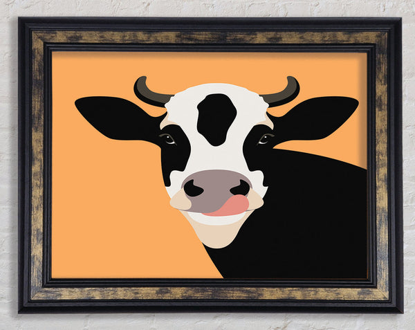 The Cow On Orange