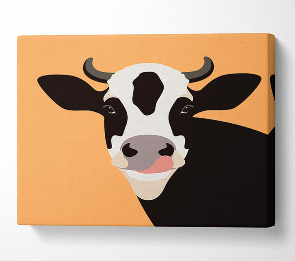 The Cow On Orange