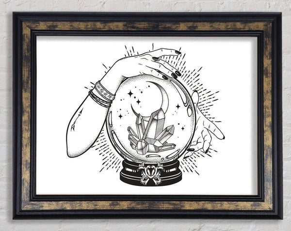 Casting A Spell Framed Print