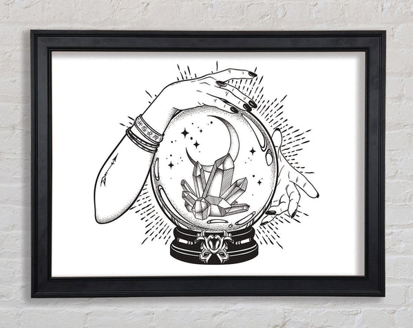 Casting A Spell Framed Print