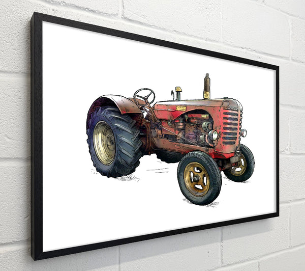 The Old Red Tractor