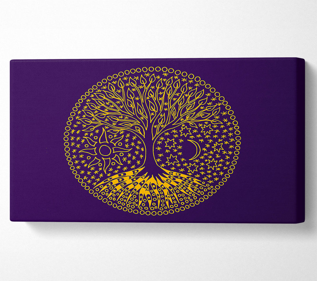  A Canvas Print of The Tree Of Life Emblem Canvas Print