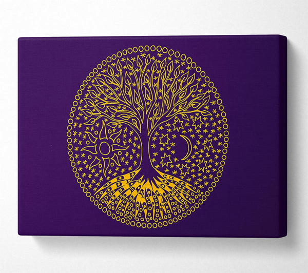  A Canvas Print of The Tree Of Life Emblem Canvas Print