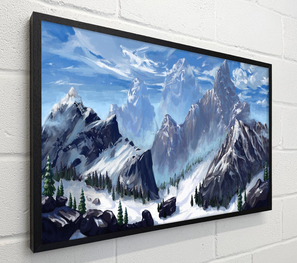 Sharp Mountain Snow