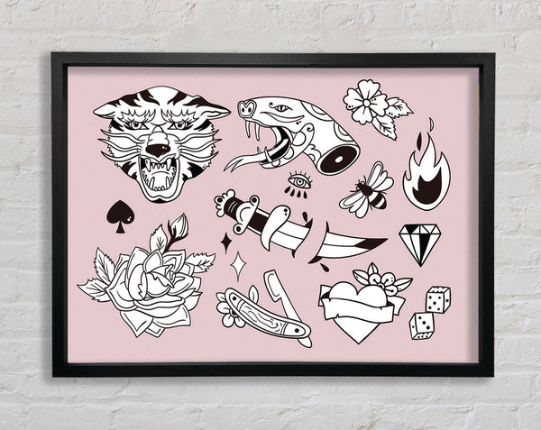 Tattoo Flash Design Dolch
