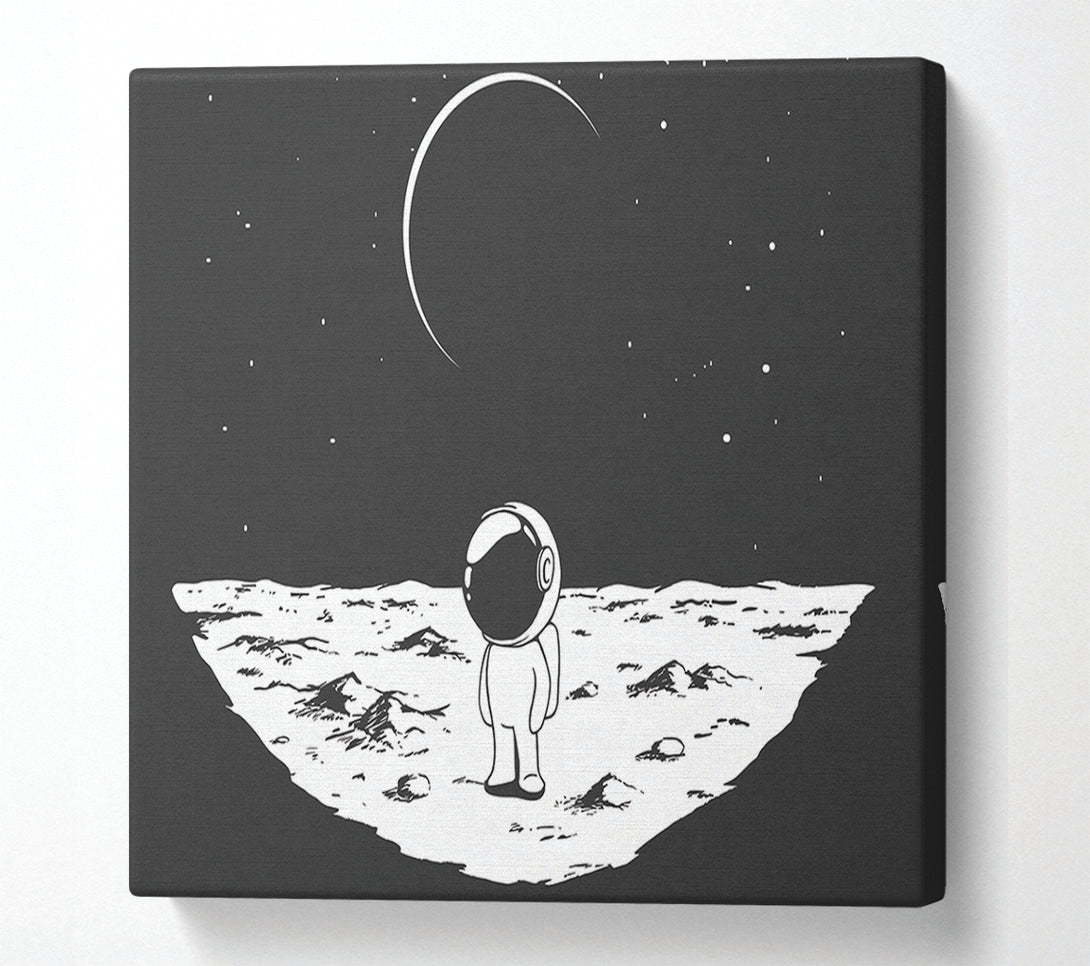  A Canvas Print of Little Space Man Canvas Wall Art
