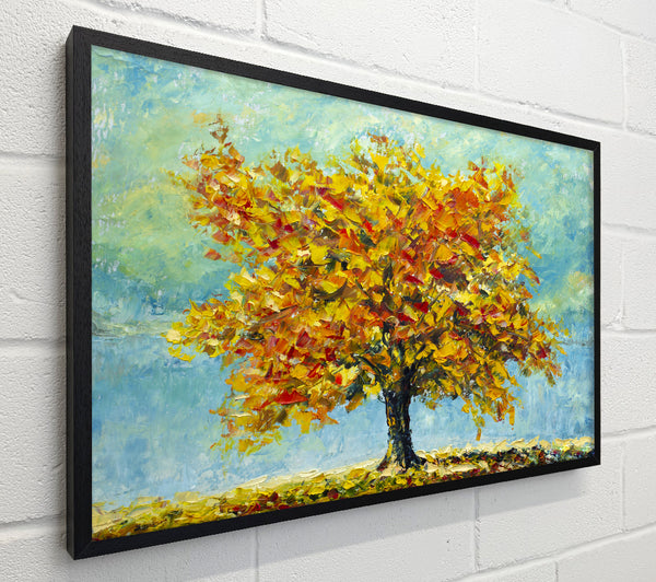 Tree Burns Orange
