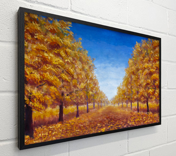 The Road Through The Orange Forest