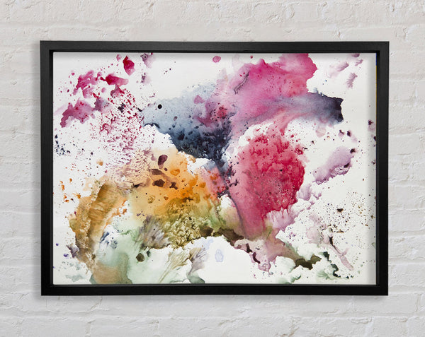 The Ink Explosion Framed Print