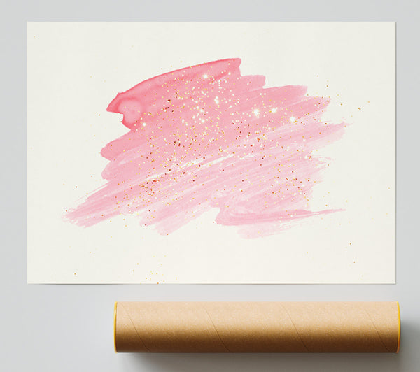 Pink Scribble Poster