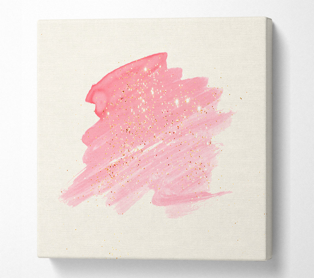  A Canvas Print of Pink Scribble Canvas Wall Art