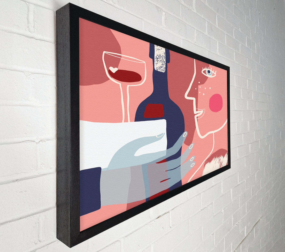  A Canvas Print of A Drink Of Wine Canvas Print