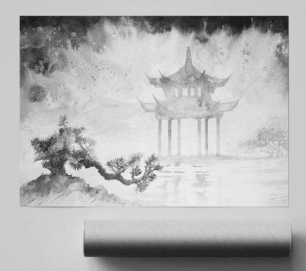 Japanese Architecture Print